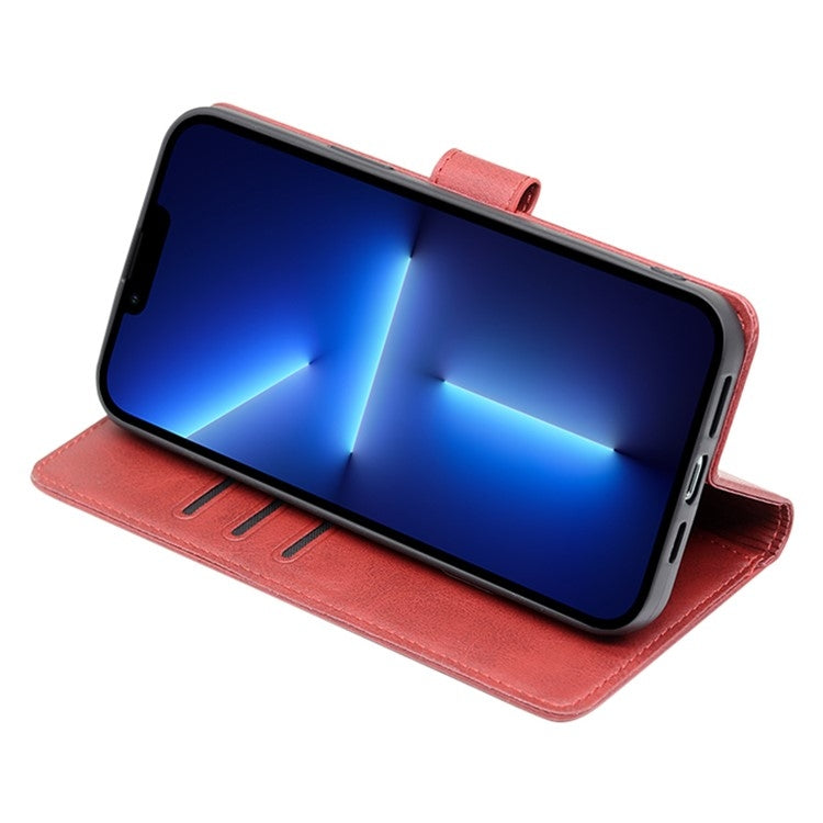 For Samsung Galaxy S24 5G Calf Texture Buckle Flip Leather Phone Case(Red) - HoMEdemic™ 