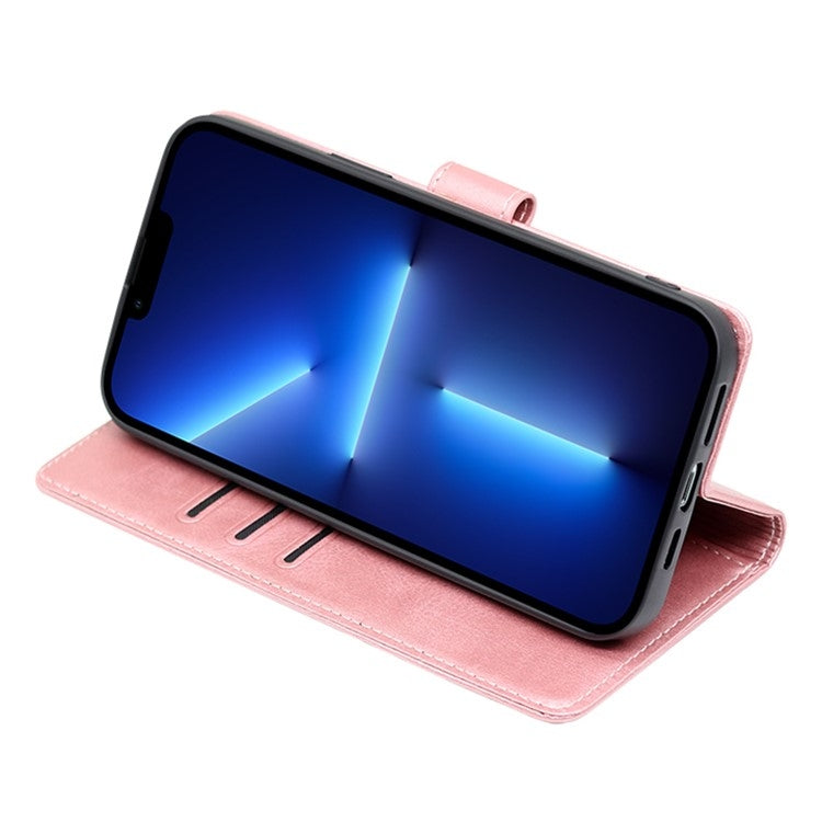 For Samsung Galaxy S24 5G Calf Texture Buckle Flip Leather Phone Case(Rose Gold) - HoMEdemic™ 