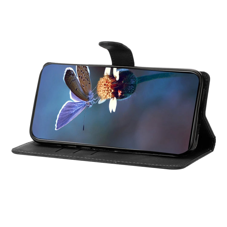 For Samsung Galaxy S24 5G Cherry Blossom Butterfly Skin Feel Embossed PU Phone Case(Black) - HoMEdemic™ 