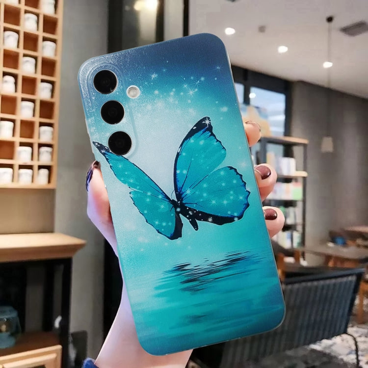 For Samsung Galaxy S24 5G Colored Drawing Pattern TPU Phone Case(Butterfly) - HoMEdemic™ 