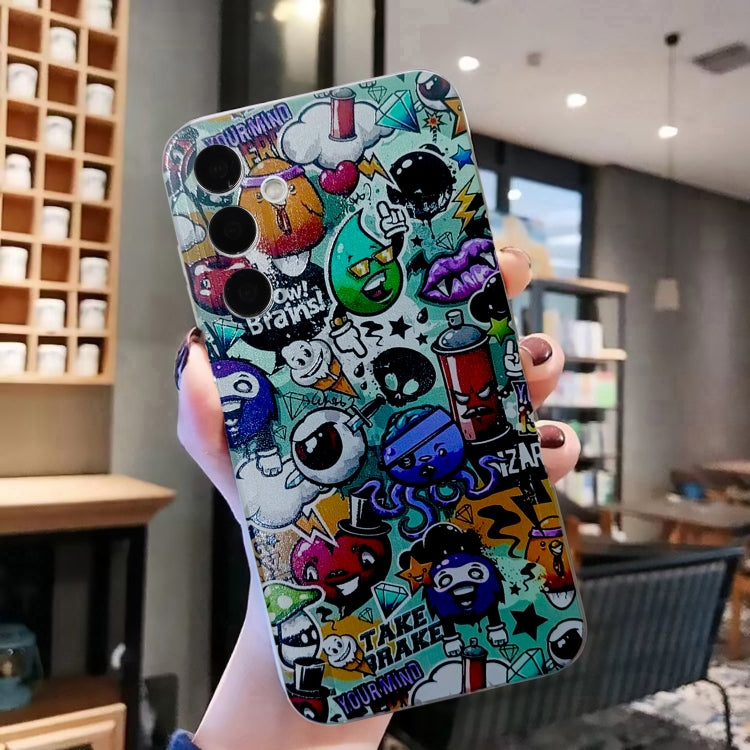 For Samsung Galaxy S24 5G Colored Drawing Pattern TPU Phone Case(Graffiti) - HoMEdemic™ 