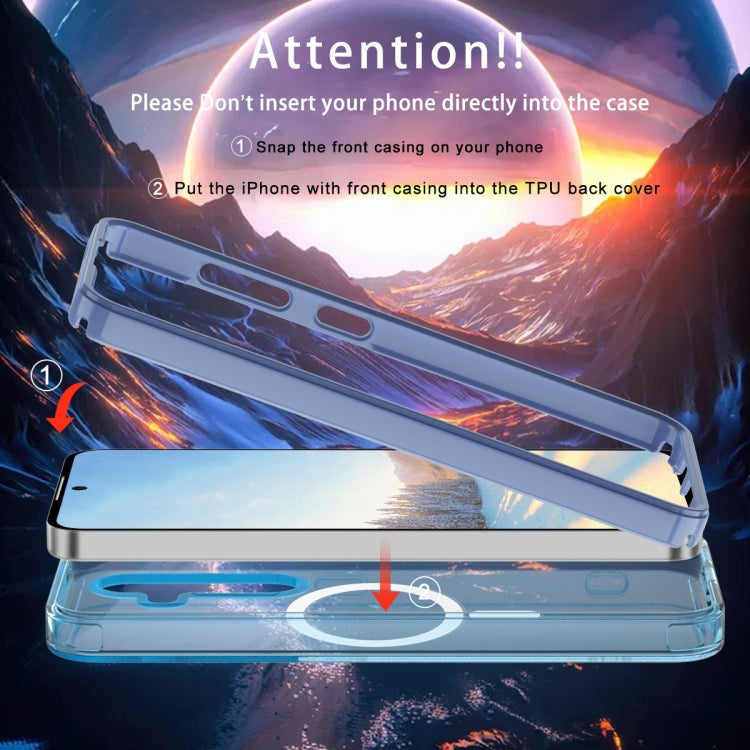 For Samsung Galaxy S24 5G Colorful MagSafe Magnetic PC + TPU Phone Case(Blue) - HoMEdemic™ 