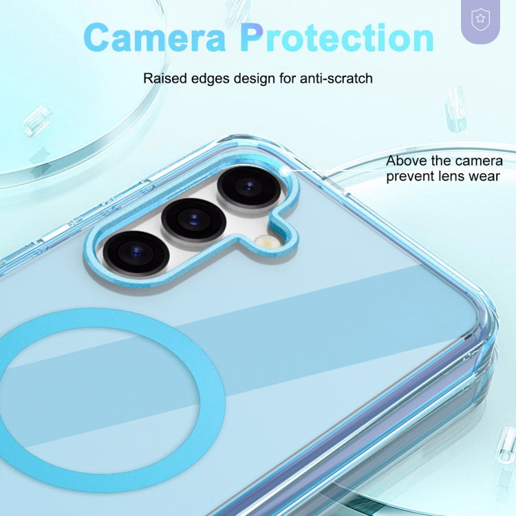 For Samsung Galaxy S24 5G Colorful MagSafe Magnetic PC + TPU Phone Case(Blue) - HoMEdemic™ 