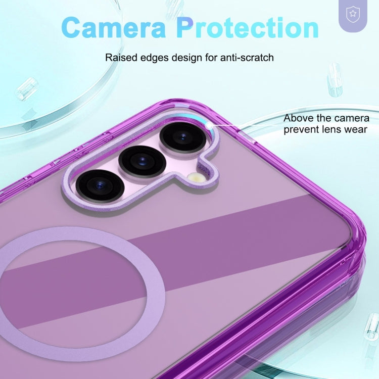 For Samsung Galaxy S24 5G Colorful MagSafe Magnetic PC + TPU Phone Case(Dark Purple) - HoMEdemic™ 