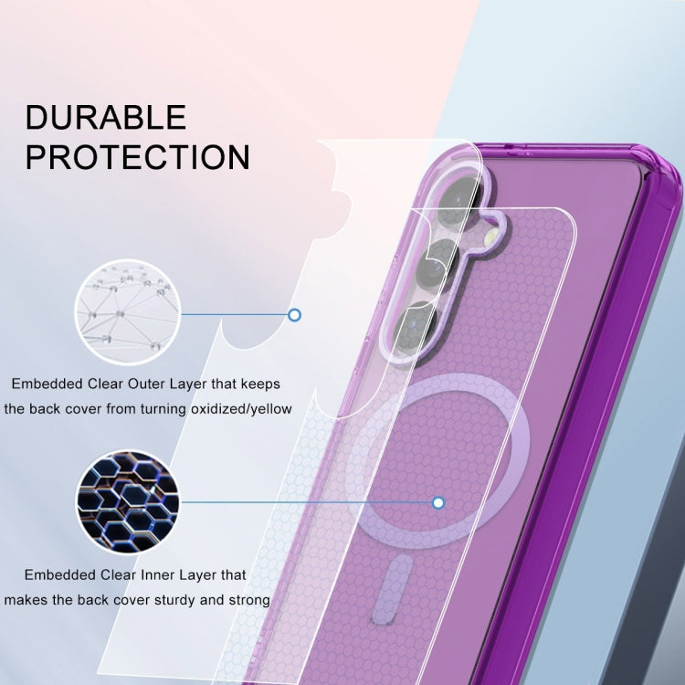 For Samsung Galaxy S24 5G Colorful MagSafe Magnetic PC + TPU Phone Case(Dark Purple) - HoMEdemic™ 