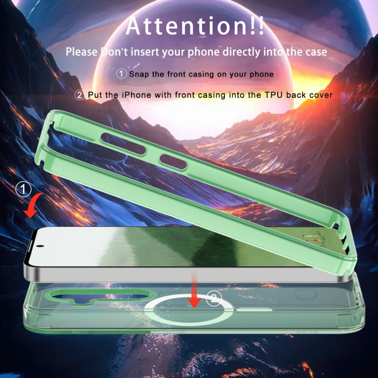 For Samsung Galaxy S24 5G Colorful MagSafe Magnetic PC + TPU Phone Case(Green) - HoMEdemic™ 