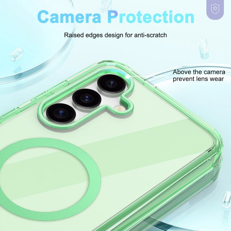 For Samsung Galaxy S24 5G Colorful MagSafe Magnetic PC + TPU Phone Case(Green) - HoMEdemic™ 