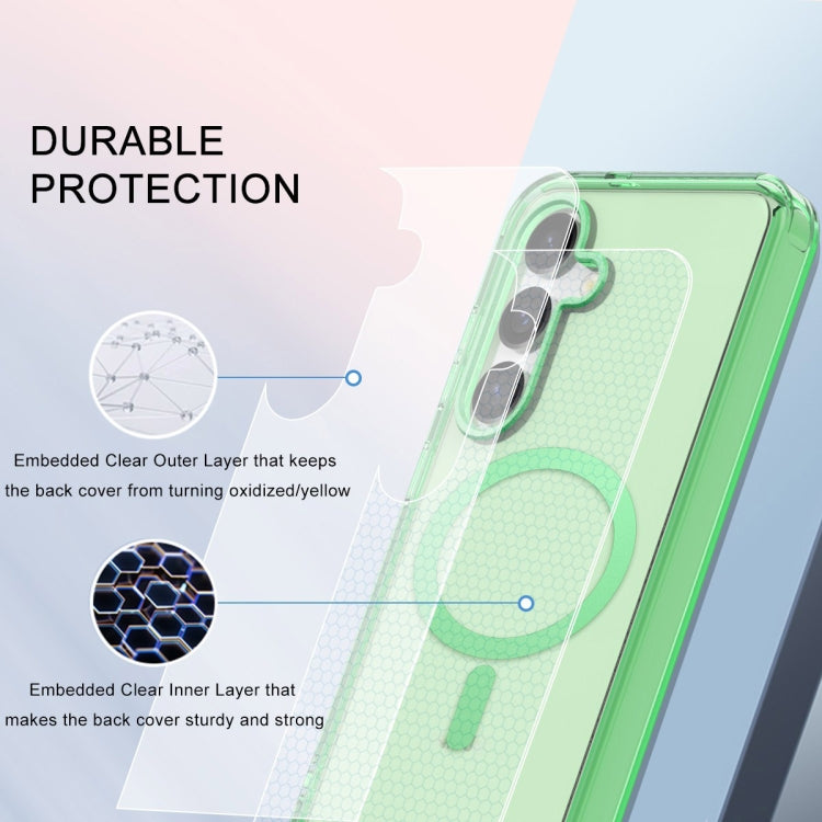 For Samsung Galaxy S24 5G Colorful MagSafe Magnetic PC + TPU Phone Case(Green) - HoMEdemic™ 