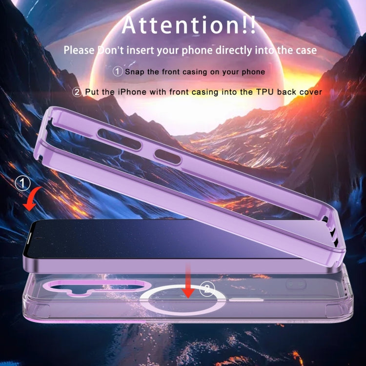 For Samsung Galaxy S24 5G Colorful MagSafe Magnetic PC + TPU Phone Case(Light Purple) - HoMEdemic™ 