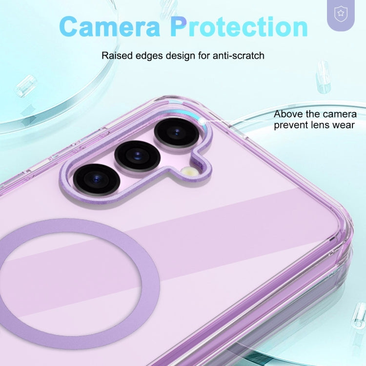 For Samsung Galaxy S24 5G Colorful MagSafe Magnetic PC + TPU Phone Case(Light Purple) - HoMEdemic™ 