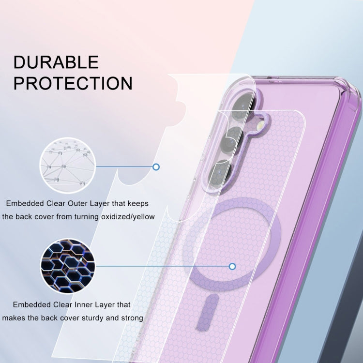 For Samsung Galaxy S24 5G Colorful MagSafe Magnetic PC + TPU Phone Case(Light Purple) - HoMEdemic™ 