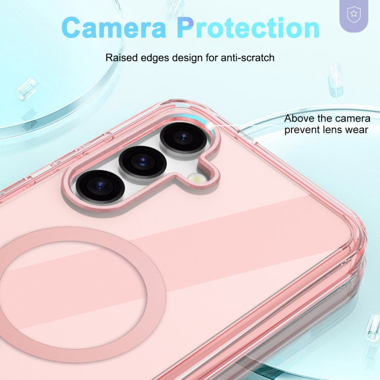 For Samsung Galaxy S24 5G Colorful MagSafe Magnetic PC + TPU Phone Case(Pink) - HoMEdemic™ 