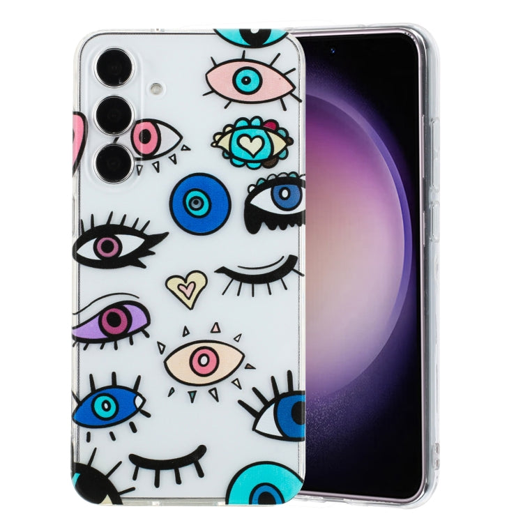 For Samsung Galaxy S24 5G Colorful Painting Pattern TPU Phone Case(Eye Monster) - HoMEdemic™ 