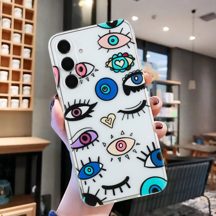 For Samsung Galaxy S24 5G Colorful Painting Pattern TPU Phone Case(Eye Monster) - HoMEdemic™ 
