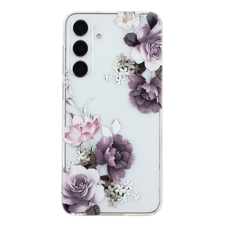 For Samsung Galaxy S24 5G Colorful Painting Pattern TPU Phone Case(Peony) - HoMEdemic™ 