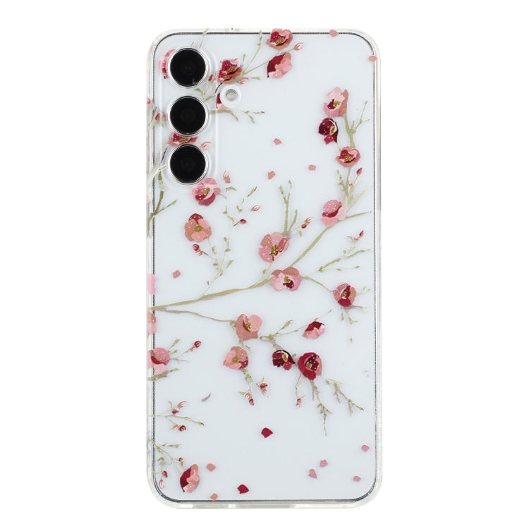 For Samsung Galaxy S24 5G Colorful Painting Pattern TPU Phone Case(Red Flowers) - HoMEdemic™ 