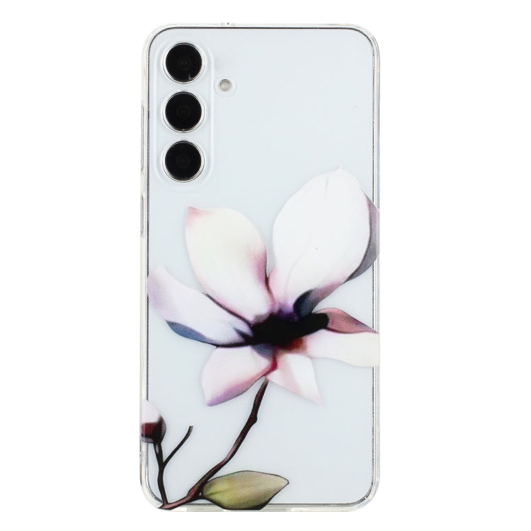For Samsung Galaxy S24 5G Colorful Painting Pattern TPU Phone Case(White Flowers) - HoMEdemic™ 