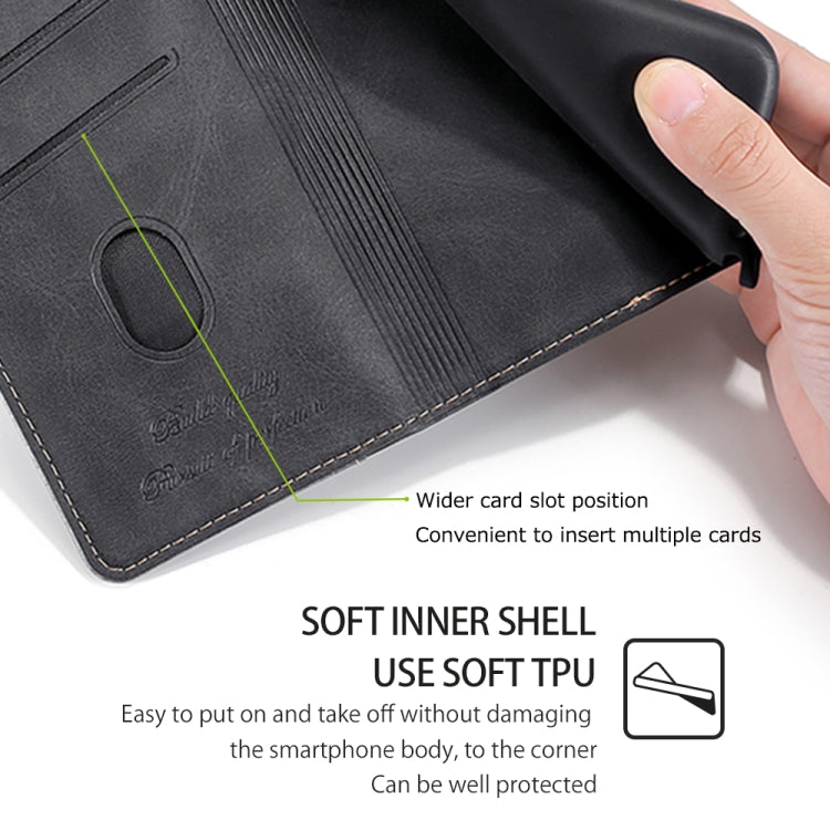 For Samsung Galaxy S24 5G Contrast Color Side Buckle Leather Phone Case(Black + Grey) - HoMEdemic™ 