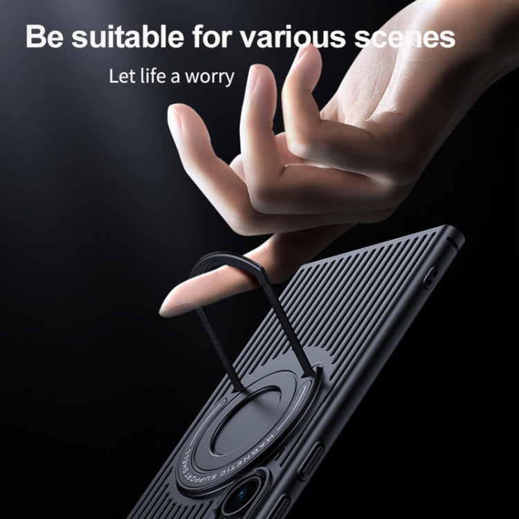 For Samsung Galaxy S24 5G Cooling MagSafe Magnetic Ring Holder PC Phone Case(White) - HoMEdemic™ 