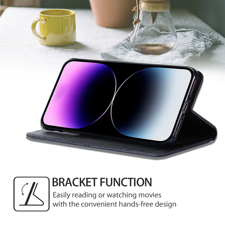 For Samsung Galaxy S24 5G Cow Texture Magnetic Leather Phone Case(Black) - HoMEdemic™ 