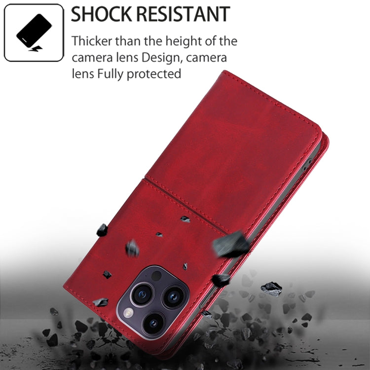 For Samsung Galaxy S24 5G Cow Texture Magnetic Leather Phone Case(Red) - HoMEdemic™ 