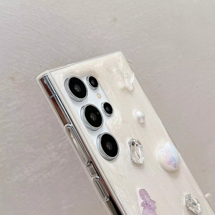 For Samsung Galaxy S24 5G Cream Gum Decoden TPU Phone Case(Love) - HoMEdemic™ 