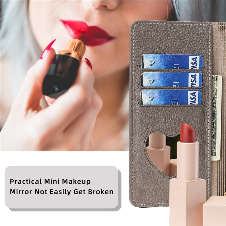 For Samsung Galaxy S24 5G Crossbody Litchi Texture Leather Phone Case(Grey) - HoMEdemic™ 