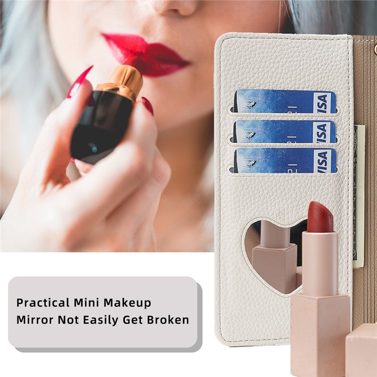 For Samsung Galaxy S24 5G Crossbody Litchi Texture Leather Phone Case(White) - HoMEdemic™ 