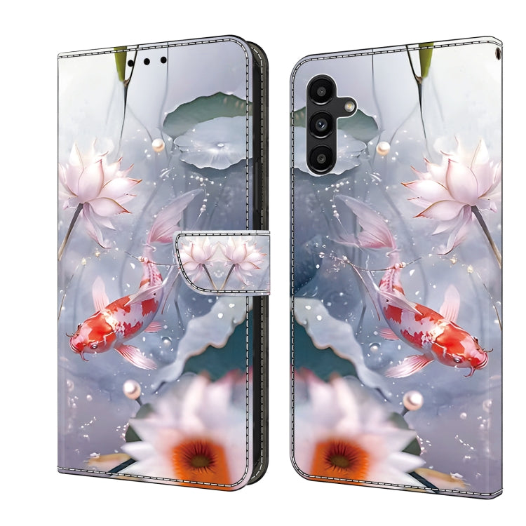 For Samsung Galaxy S24 5G Crystal Painted Leather Phone case(Koi) - HoMEdemic™ 