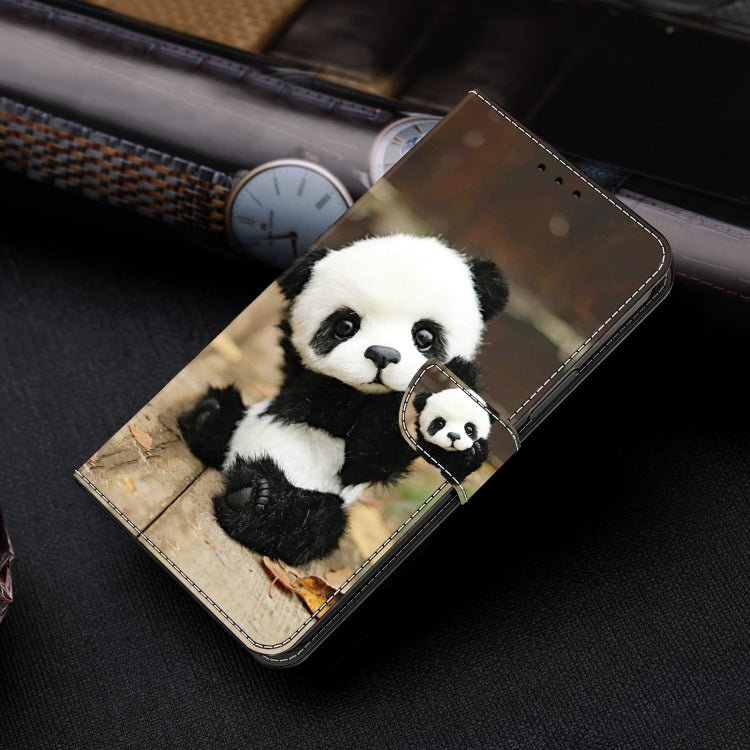 For Samsung Galaxy S24 5G Crystal Painted Leather Phone case(Panda) - HoMEdemic™ 