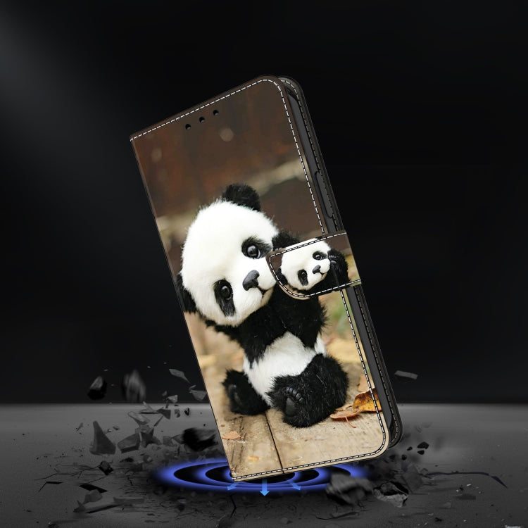 For Samsung Galaxy S24 5G Crystal Painted Leather Phone case(Panda) - HoMEdemic™ 