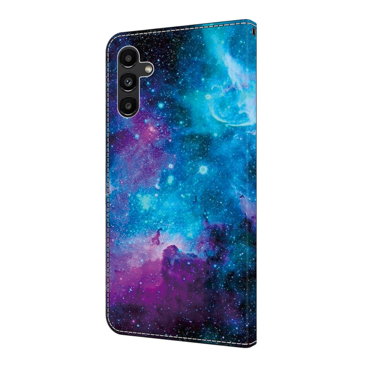 For Samsung Galaxy S24 5G Crystal Painted Leather Phone case(Starry Sky) - HoMEdemic™ 