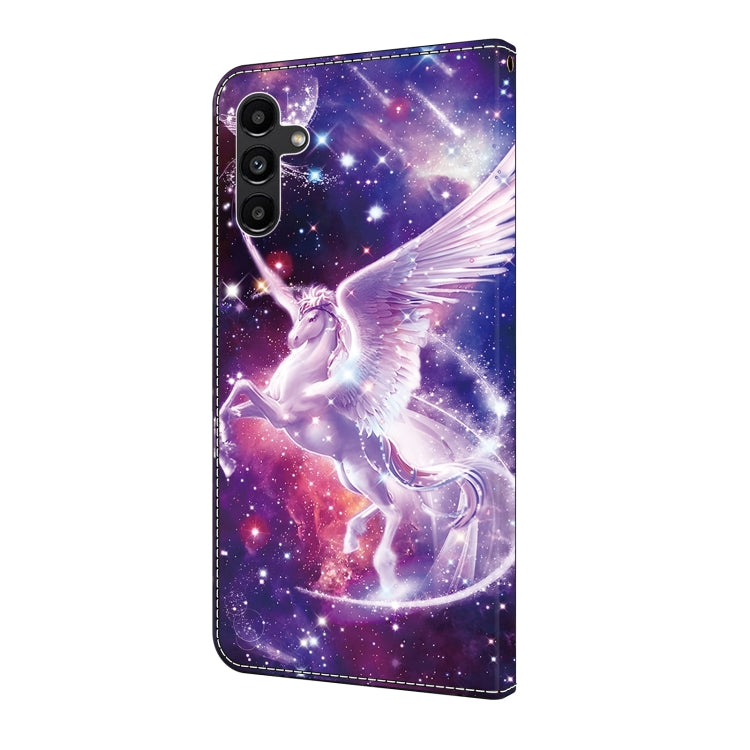 For Samsung Galaxy S24 5G Crystal Painted Leather Phone case(Unicorn) - HoMEdemic™ 