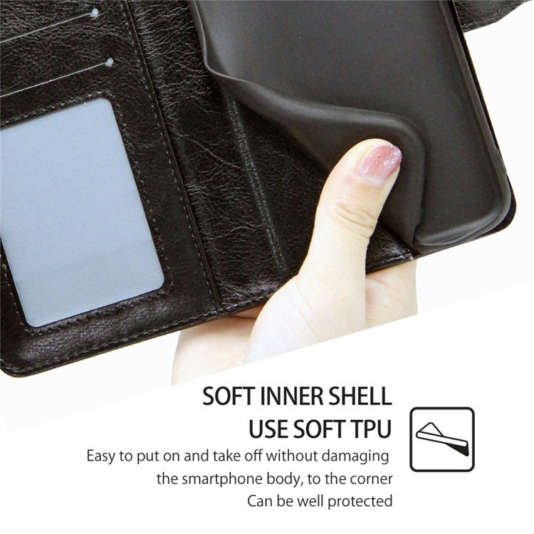 For Samsung Galaxy S24 5G Crystal Texture Leather Phone Case(Black) - HoMEdemic™ 