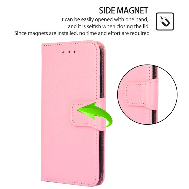 For Samsung Galaxy S24 5G Crystal Texture Leather Phone Case(Pink) - HoMEdemic™ 