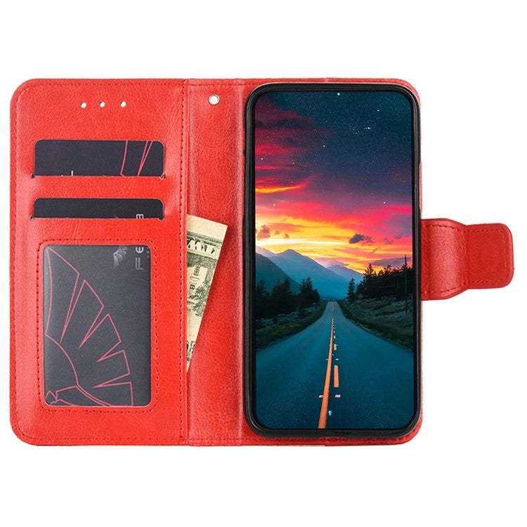 For Samsung Galaxy S24 5G Crystal Texture Leather Phone Case(Red) - HoMEdemic™ 