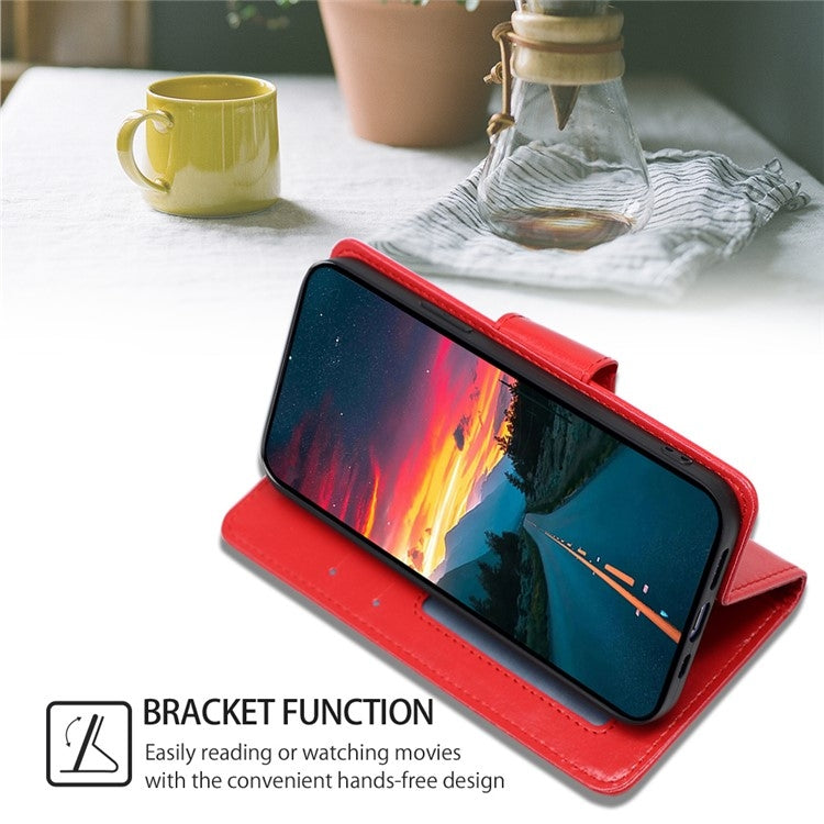 For Samsung Galaxy S24 5G Crystal Texture Leather Phone Case(Red) - HoMEdemic™ 