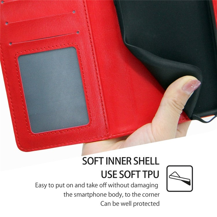 For Samsung Galaxy S24 5G Crystal Texture Leather Phone Case(Red) - HoMEdemic™ 