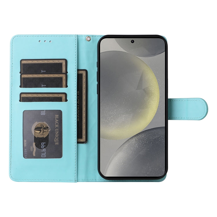 For Samsung Galaxy S24 5G Diamond Lattice Leather Flip Phone Case(Mint Green) - HoMEdemic™ 
