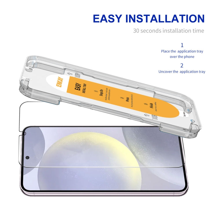 For Samsung Galaxy S24 5G ENKAY Easy Install 0.18mm High Alumina Silicon Full Glass Film, Support Ultrasonic Unlock - HoMEdemic™ 