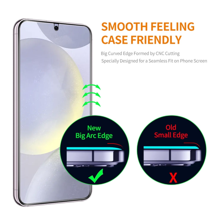 For Samsung Galaxy S24 5G ENKAY Easy Install 0.18mm High Alumina Silicon Full Glass Film, Support Ultrasonic Unlock - HoMEdemic™ 