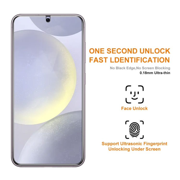 For Samsung Galaxy S24 5G ENKAY Easy Install 0.18mm High Alumina Silicon Full Glass Film, Support Ultrasonic Unlock - HoMEdemic™ 