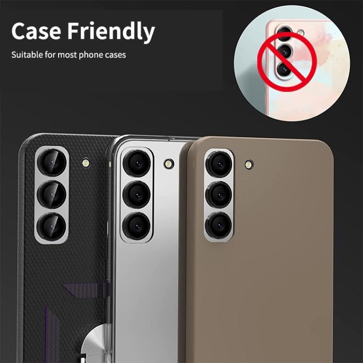 For Samsung Galaxy S24 5G ENKAY Hat-Prince 9H Rear Camera Lens Aluminium Alloy Tempered Glass Film(Grey) - HoMEdemic™ 