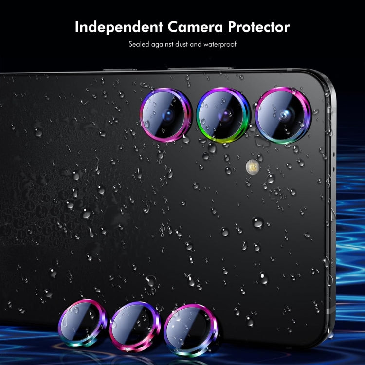 For Samsung Galaxy S24 5G ENKAY Hat-Prince AR 9H Rear Lens Aluminium Alloy Tempered Glass Film(Silver) - HoMEdemic™ 