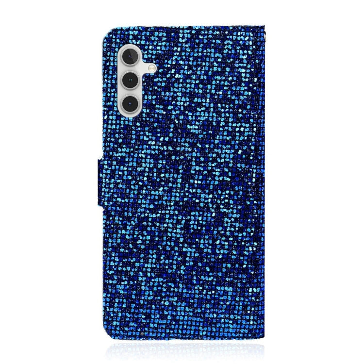 For Samsung Galaxy S24 5G Glitter Powder Filp Leather Phone Case(Blue) - HoMEdemic™ 