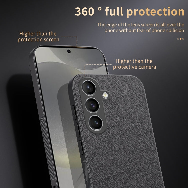 For Samsung Galaxy S24 5G HUIYI Leather Magnetic Phone Case(Brown) - HoMEdemic™ 
