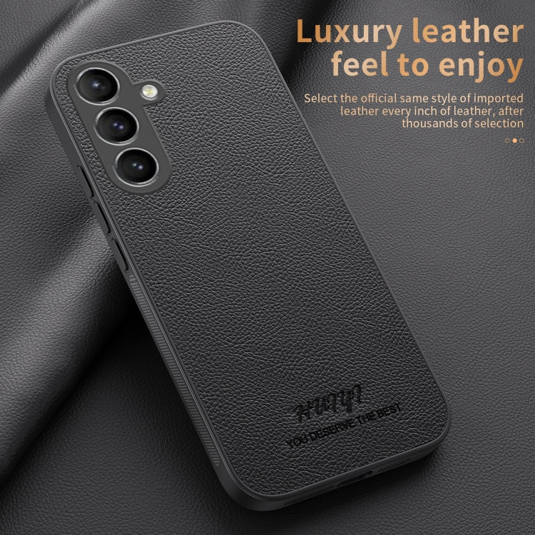 For Samsung Galaxy S24 5G HUIYI Leather Magnetic Phone Case(White) - HoMEdemic™ 