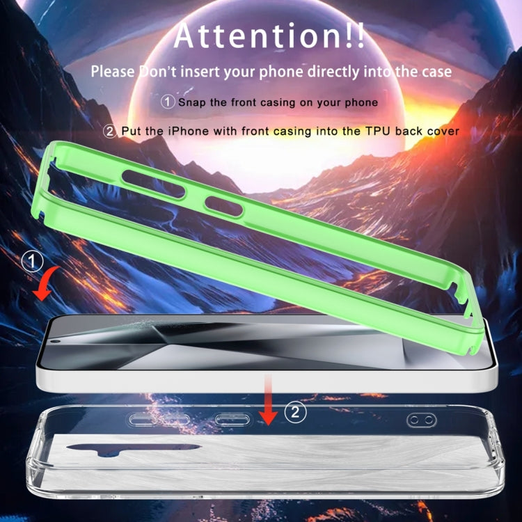 For Samsung Galaxy S24 5G IMD Gradient Feather PC + TPU Phone Case(Green) - HoMEdemic™ 