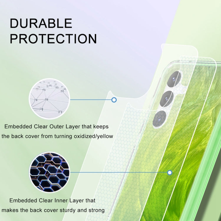 For Samsung Galaxy S24 5G IMD Gradient Feather PC + TPU Phone Case(Green) - HoMEdemic™ 