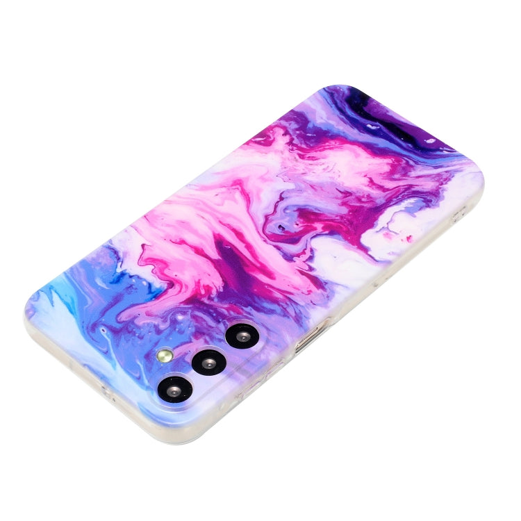 For Samsung Galaxy S24 5G IMD Marble Pattern TPU Phone Case(Red) - HoMEdemic™ 